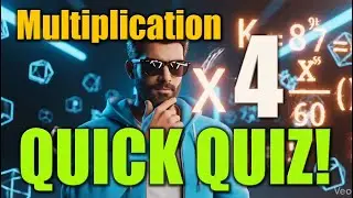 Can You Multiply by 4 in 3 Seconds? ⏱️ Fun Math Speed Test!