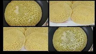 بغرير بدون اختمار وبدون دقيق ابيض