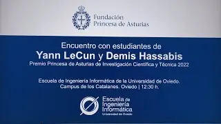 Premios Princesa de Asturias - Encuentro con estudiantes de Yann LeCun y Demis Hassabis