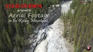 Aerial Footage Rocky Mountains Southern Alberta