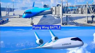 Airbus Maveric vs Flying V Tu Delft: Which Flying Wing Airplane is better?