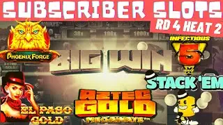 SUBSCRIBER SLOTS PT 4.2 &pound;10 TO THE WINNER : Phoenix Forge, Aztec Gold Extra Gold, Stack Em + More
