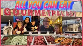 ALL YOU CAN EAT & DRINK | BUFFET GOURMET PALAST HOF #themerkelsfamily #buffet #asianfood #familyvlog