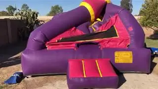Pink & Purple Inflatable Bounce Castle Rental in Arizona