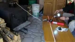 Camp Amp 8 Thermoelectric Power Generator on Various Heat Sources