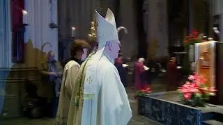 Bisschop Hurkmans van Den Bosch deed voor het laatst de nachtmis in de Sint Jan in Den Bosch