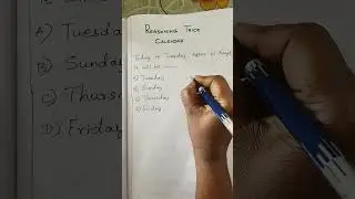 #calendertrick in tamil #calenderreasoning#tnpsc#ssccgl  #tancet#shorts