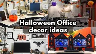 200+ Scary Office Halloween Decorating Ideas Featuring Cubicle Desk & Door