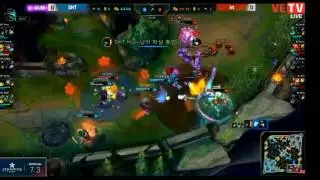 SKT -KT 5/3/2017   Qu&aacute;i vật Gangplank trong tay Huni c&acirc;n cả thế giới