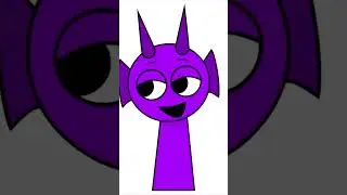 Purple Sprunki but i animate it #sprunki #2000subs #animation #reanimated