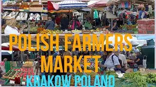 #Polish farmers market Krakow Poland#Fresh fruits & vegetable &green leaves#JRworld#2023#Halatargowa