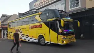 Detik - Detik Tiger Bus Keluar Parkiran 