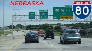 Interstate 80 - Nebraska (Exits 395 to 454) eastbound