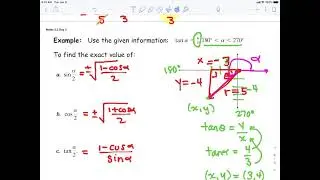 Half Angle Formulas Part 3