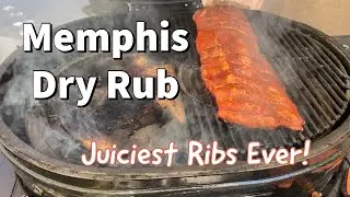Memphis Dry Rub Ribs - Smoked Low & Slow!