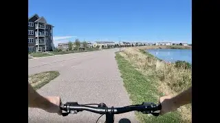 Biking the trails of Maple Grove, MN