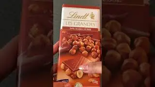 Lindt Hazelnut Chocolate Unwrapping | ASMR #satisfying #teamfilger