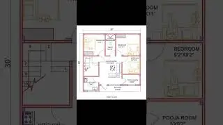 30x30 Beutyfull Home Plan 2D House Design