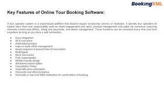 Online Tour Booking System