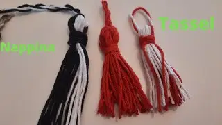 Nappina , How To Make a Tassel  DIY Macrame Como fazer Tassel de croch&ecirc; com fio n&aacute;utico