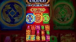 That&rsquo;s IT??? $44 Bet on Coin Trio gives disappointing Bonus #casino #slot #gambling #highlimit