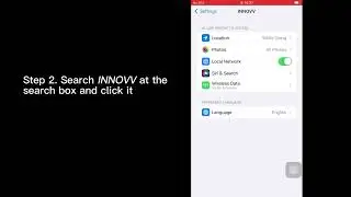 How to Select The WLAN for INNOVV App | Only for iPhone