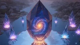 🌌  Purple Topaz & Galaxy Crystal Quartz | Crystal Healing Music | Divine Cosmic Energy #Reiki 