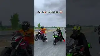Zx10r vs Ns400z #dragrace  #zx10r