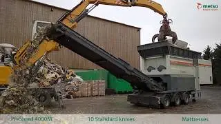 METSO   M&J PreShred 4000M 10 Mattresses