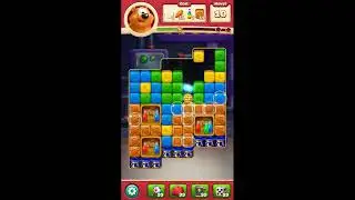 Toon Blast Level 10508 - NO BOOSTERS 🐻🐺🐱 | SKILLGAMING ✅