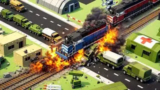 🚦 Railroad Crossing Mania – Road vs Rail Madness | Gameplay #35