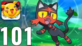 Pokemon Monster Honor Fight - Gameplay Walkthrough Part 101 - Litten (iOS, Android)