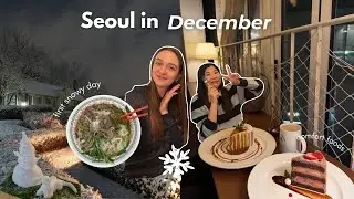 GKS student life in Seoul🤍| first snow❄️, Christmas market, National museum