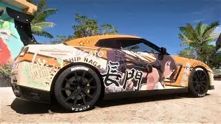 Forza Horizon 5 anime girl designs 😎 Nissan Nirvana 😎 itasha cars ^_^ livery/liveries montage エッチ 痛車
