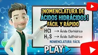 Nomenclatura de ÁCIDOS HIDRÁCIDOS: Tradicional y Sistemática ¡Fácil y Rápido! ✅