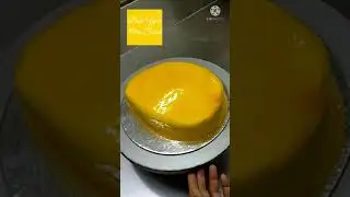 Mango glaze cake decoration | #mangoglazecake#mangoglaze#shorts#glazerecipe#youtubeshorts#recipe