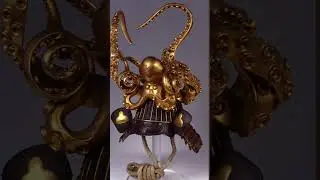 Bizarre Samurai Helmet with Octopus #history #asmrhistory #historyasmr #japan #samurai #japanese