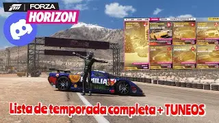 Fh5 🚗Temporada Completa Invierno 🚙M&aacute;s Tuneos , Guia Tutorial Ps5 , Playlist , Lista De Temporada
