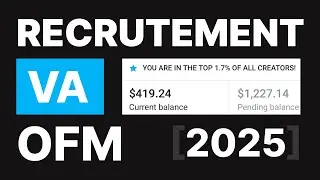 RECRUTER un VA / CHATTEUR en OFM Tutoriel + Astuces / Conseils 2025