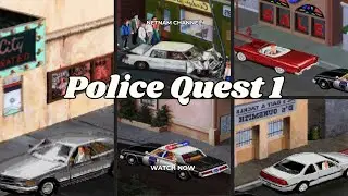 Ambient Police Quest 1 Vehicle Scenes #sierra #policequest #policequest1 #adventuregame #adventure