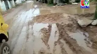 23 06 2019 UTv News Gate Bazar Luchapada Road Damage Due To Janibili Project Pipe Line Work