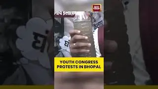 Youth Congress Hits Streets in Bhopal, Protests Minister Over Indore Water Crisis