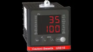 GR818 MOTORIZED VALVE CONTROLLER SETTING