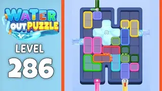 Water Out Puzzle level 286 solution 