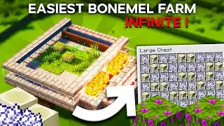 Самая простая ферма костной муки из блоков мха в Minecraft 1.19 - 500+ В ЧАС!