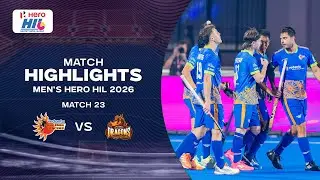Men's Hero Hockey India League 2026 ||Match Highlights || Match 23 || LANCERS VS DRAGONS