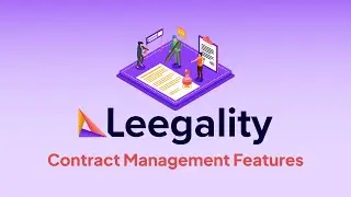 Leegality Contract Management Suite | Product Demo