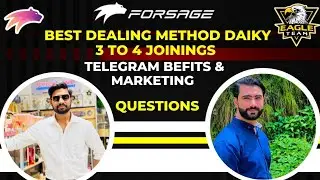 Best Dealing Method | Telegram Benefits| Forsage Busd