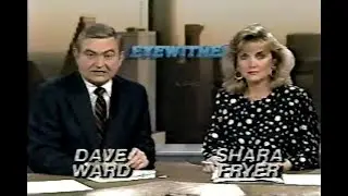 KTRK TV Channel 13 Eyewitness News at 6pm Houston February 21, 1990