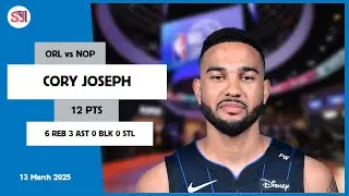CORY JOSEPH 12 PTS vs NOP 13 Mar 24-25 ORL Highlights